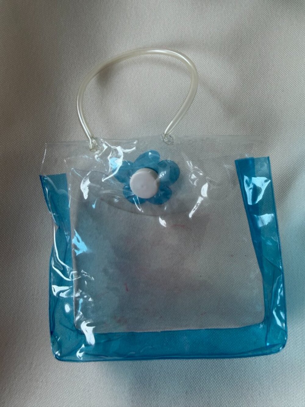 Lot of 2 Mini Clear Plastic Bags Purse Novelty Accessory - Picture 15 of 15